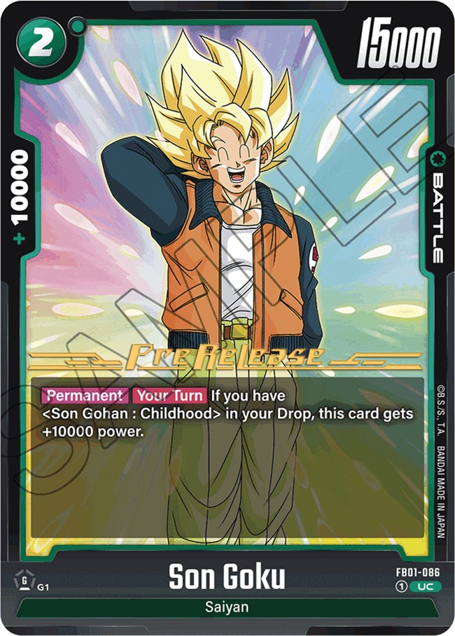 Son Goku (FB01-086) [Awakened Pulse Pre-Release Cards]