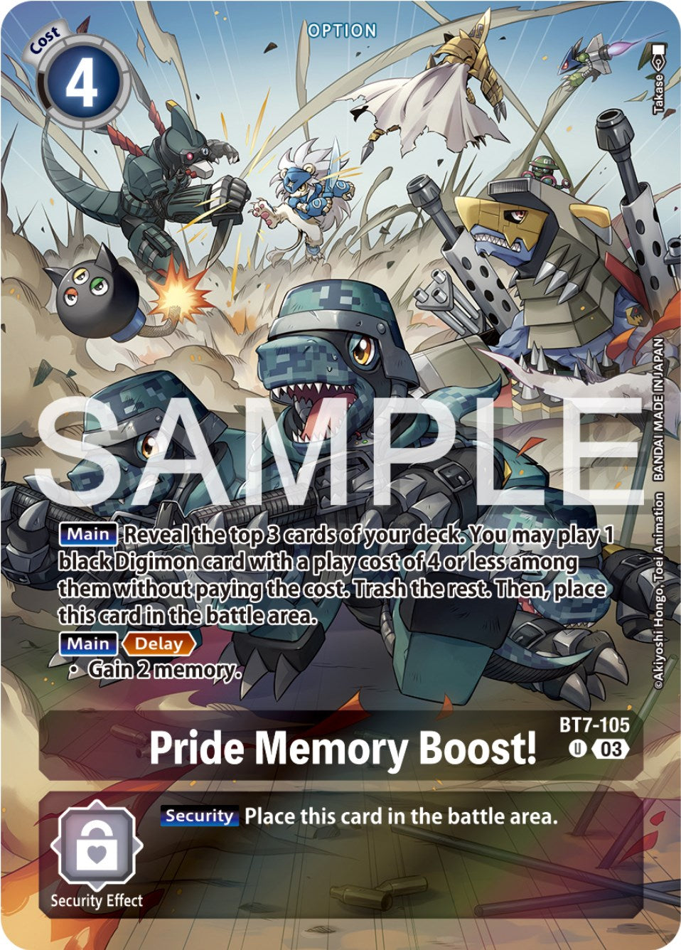Pride Memory Boost! [BT7-105] (Reprint) [Starter Deck: Double Typhoon Advanced Deck Set]