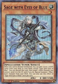 Sage with Eyes of Blue (Purple) [LDS2-EN011] Ultra Rare