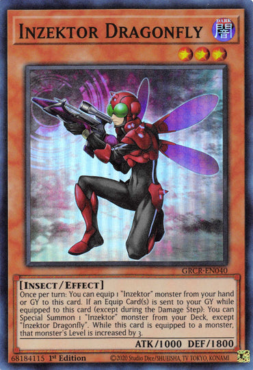 Inzektor Dragonfly [GRCR-EN040] Super Rare