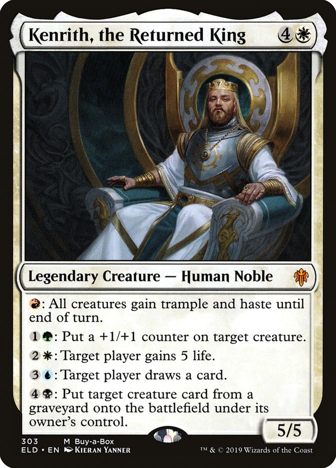 Kenrith, the Returned King (Buy-A-Box) [Throne of Eldraine Promos]