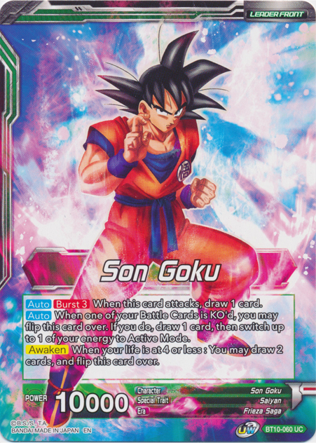 Son Goku // Ferocious Strike SS Son Goku (BT10-060) [Rise of the Unison Warrior Prerelease Promos]