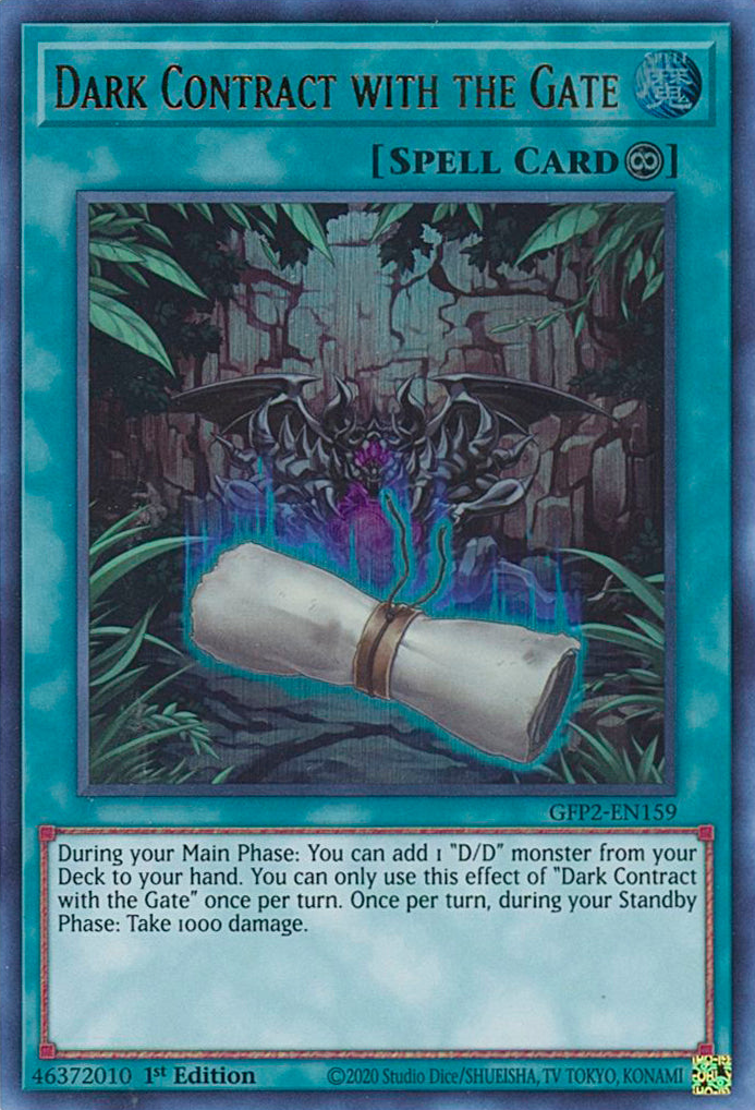 Dark Contract with the Gate [GFP2-EN159] Ultra Rare