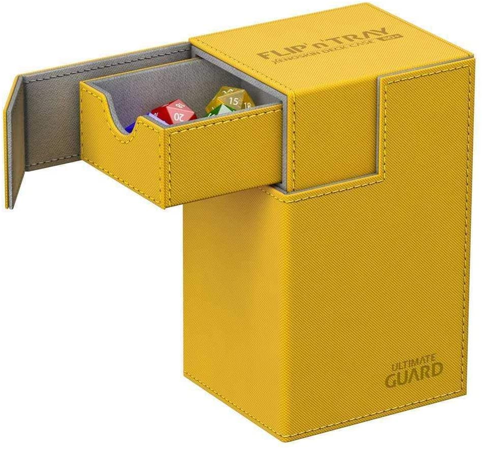 Ultimate Guard Flip 'n' Tray Xenoskin Deck Case 80 - Yellow