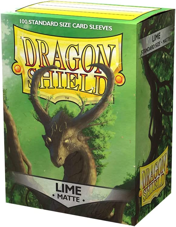 Dragonshield Sleeves - Matte Lime (Standard Size 100 Pack)