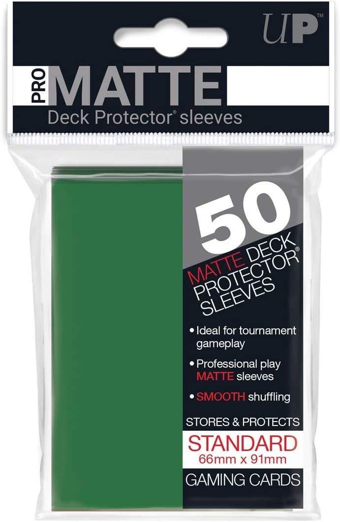 Ultra Pro - Matte Sleeves - Green (50 pc) (Standard Sized)