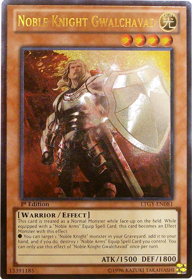 Noble Knight Gwalchavad [LTGY-EN081] Ultimate Rare