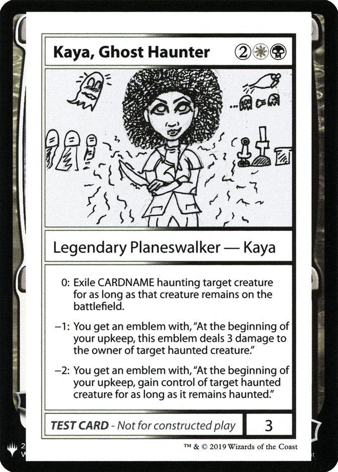 Kaya, Ghost Haunter [Mystery Booster Playtest Cards]