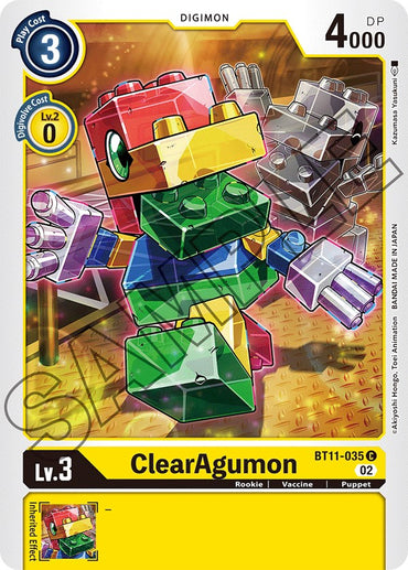 ClearAgumon [BT11-035] [Dimensional Phase]