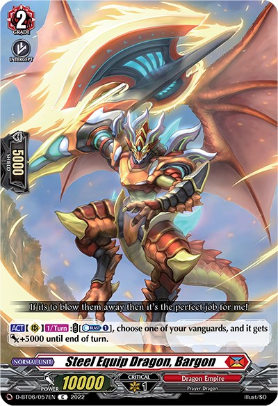 Steel Equip Dragon, Bargon (D-BT06/057EN) [Blazing Dragon Reborn]