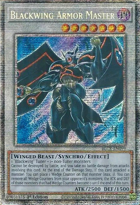 Blackwing Armor Master [BLCR-EN099] Starlight Rare