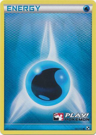 Water Energy (107/114) (Play Pokemon Promo) [Black & White: Base Set]