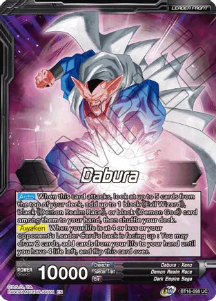 Dabura // Demon God Dabura, Diabolical Awakening [BT16-098]