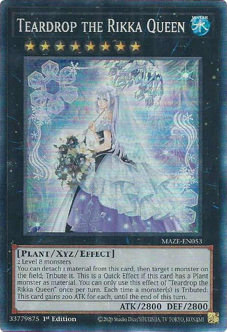 Teardrop the Rikka Queen [MAZE-EN053] Collector's Rare