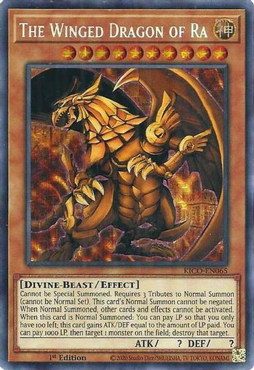 The Winged Dragon of Ra [KICO-EN065] Secret Pharaoh's Rare