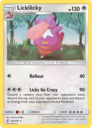 Lickilicky (162/236) [Sun & Moon: Unified Minds]