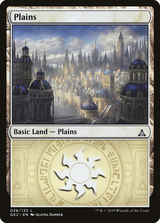 Plains (26) [Ravnica Allegiance Guild Kit]