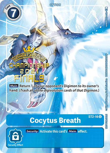 Cocytus Breath [ST2-16] (2021 Championship Finals Tamer's Evolution Pack) [Starter Deck: Cocytus Blue Promos]