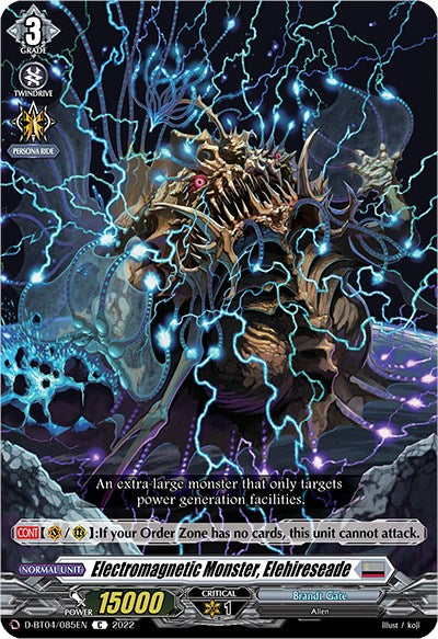 Electromagnetic Monster, Elehireseade (D-BT04/085EN) [Awakening of Chakrabarthi]