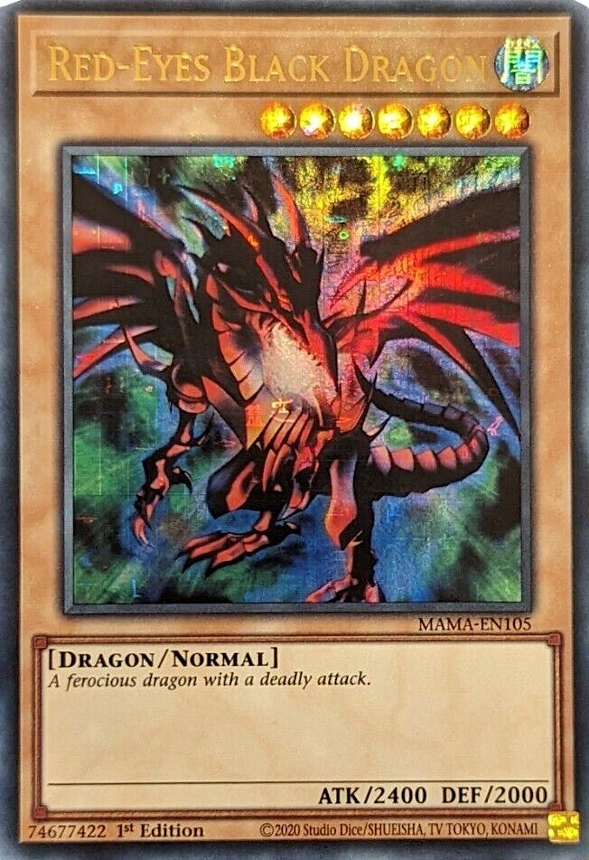 Red-Eyes Black Dragon [MAMA-EN105] Ultra Pharaoh's Rare