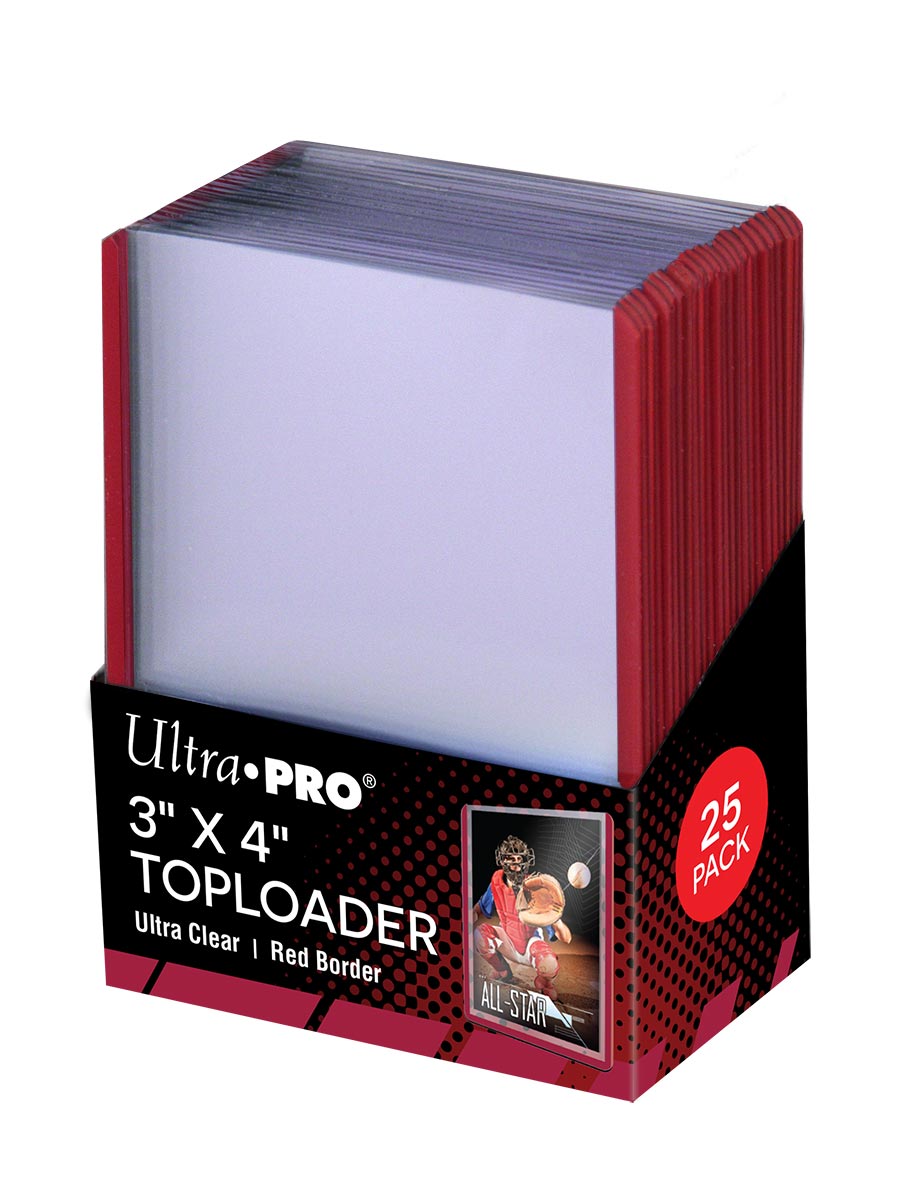 Ultra Pro - Toploaders Red Border (25 Pack)