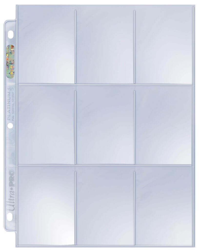 ULTRA PRO 9PKT Binder Pages - 10 Pack (BB90)