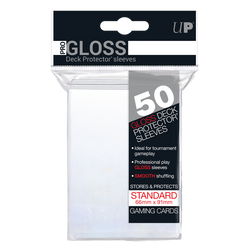 Ultra Pro - Gloss Deck Protector Sleeves - Clear (50 pc) (Standard Sized)