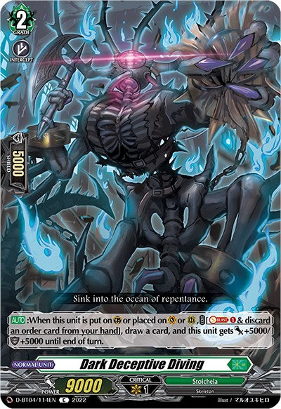 Dark Deceptive Diving (D-BT04/114EN) [Awakening of Chakrabarthi]