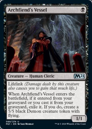 Archfiend's Vessel [Core Set 2021]