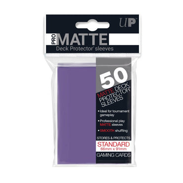 Ultra Pro - Matte Sleeves - Purple (50 pc) (Standard Sized)