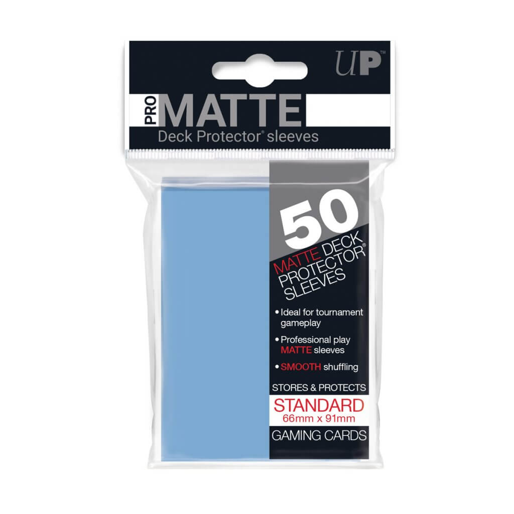 Ultra Pro - Matte Sleeves - Light Blue (50 pc) (Standard Sized)