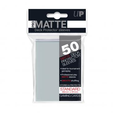 Ultra Pro - Matte Sleeves - Clear (50 pc) (Standard Sized)