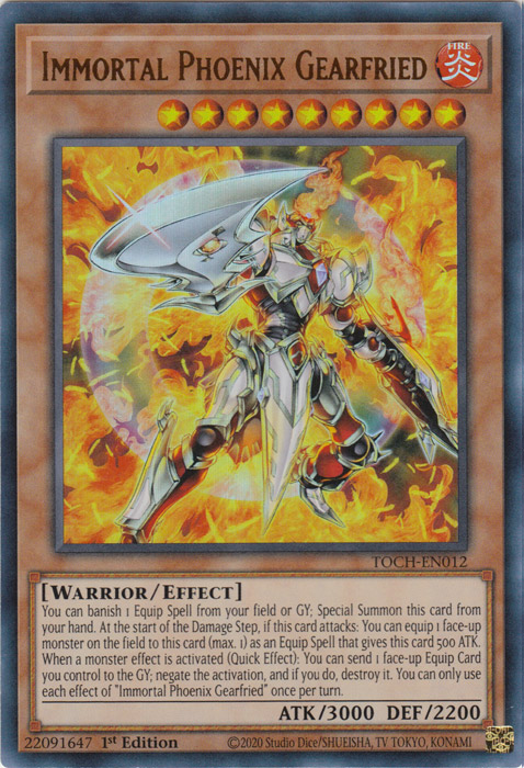 Immortal Phoenix Gearfried [TOCH-EN012] Ultra Rare