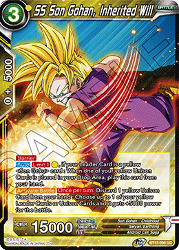 SS Son Gohan, Inherited Will (BT17-096) [Ultimate Squad]
