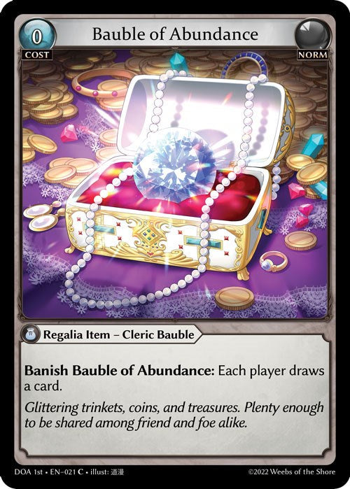 Bauble of Abundance (021) [Dawn of Ashes: 1st Edition]