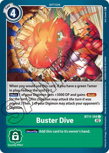 Buster Dive [BT11-104] [Dimensional Phase]