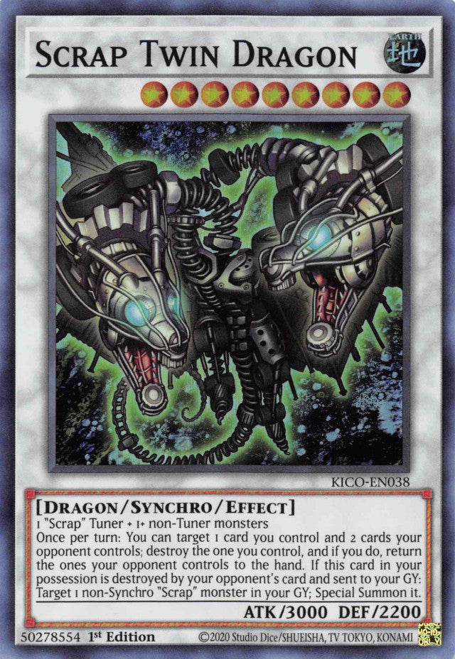 Scrap Twin Dragon [KICO-EN038] Super Rare