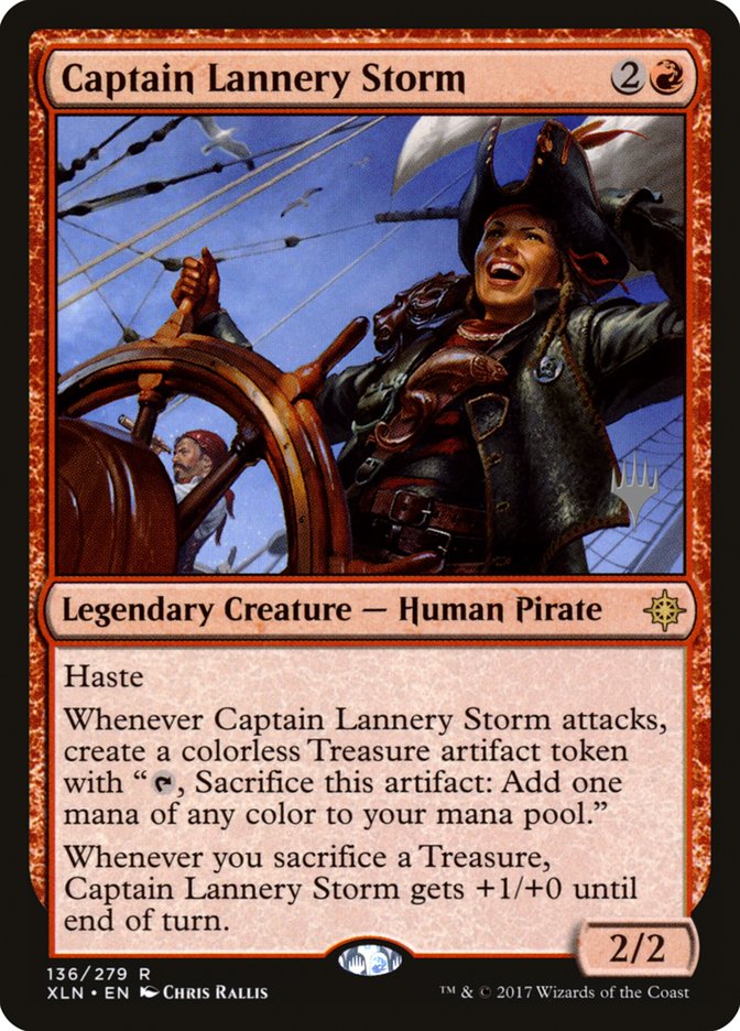 Captain Lannery Storm (Promo Pack) [Ixalan Promos]