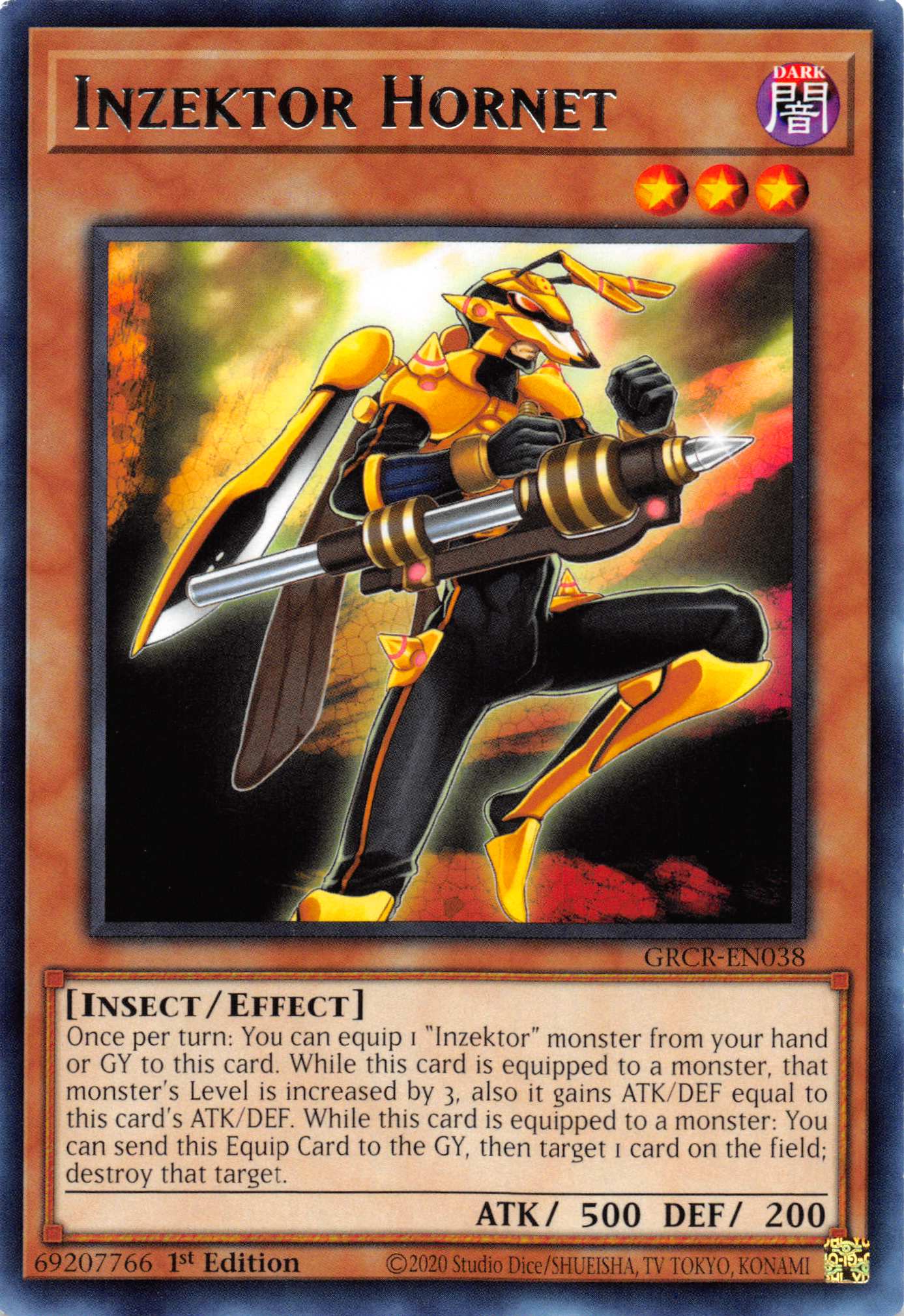Inzektor Hornet [GRCR-EN038] Rare