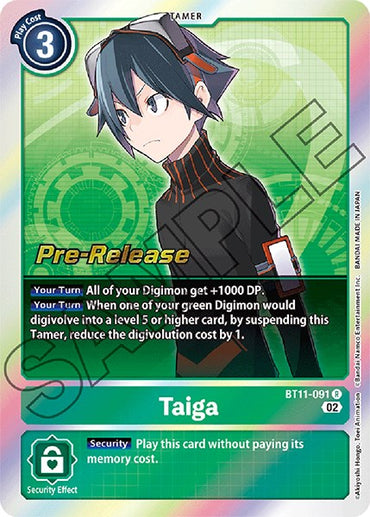 Taiga [BT11-091] [Dimensional Phase Pre-Release Promos]