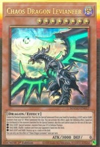Chaos Dragon Levianeer (Alternate Art) [MAGO-EN017] Gold Rare