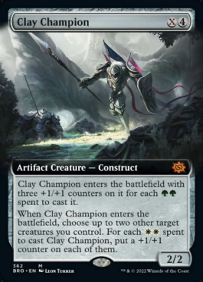 Clay Champion (Extended Art) [The Brothers' War]