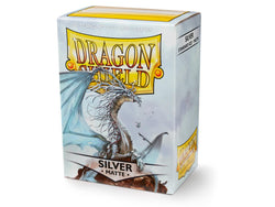 Dragonshield Sleeves - Matte Silver (Standard Size 100 Pack)