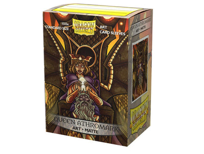 Dragonshield Sleeves - Queen Athromark 3 Matte Art Sleeves (Standard Size 100 Pack)