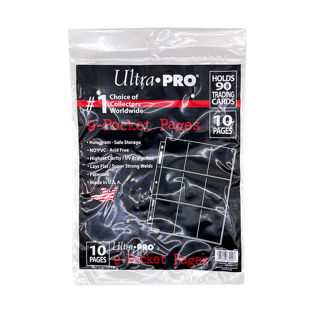 ULTRA PRO 9PKT Binder Pages - 10 Pack (BB90)