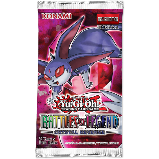 Yugioh! Booster Packs: Battles of Legend: Crystal Revenge *Sealed*