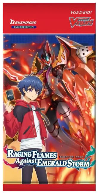 CardFight Vanguard TCG: [D-BT07] Raging Flames Against Emerald Storm Booster Pack