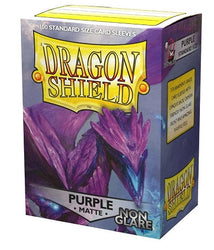 Dragonshield Sleeves - Matte Purple NON-GLARE (Standard Size 100 Pack)