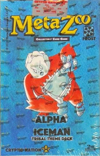Metazoo: Cryptid Nation Tribal Theme Deck - Alpha Iceman [Frost] (2ND EDITION) *Sealed*