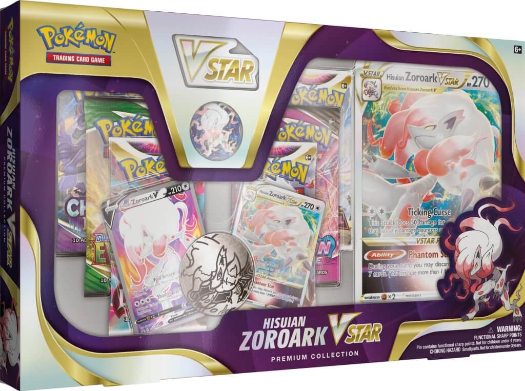 Pokemon TCG: Hisuian Zoroark VSTAR Premium Collection *Sealed*